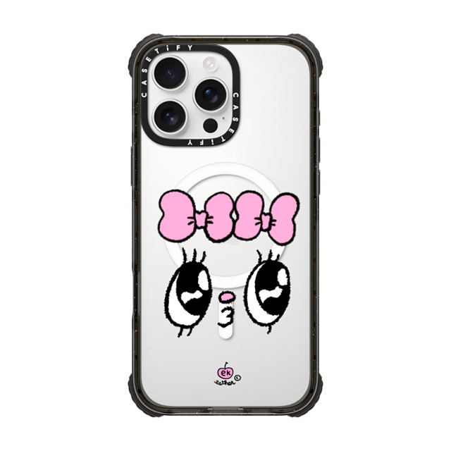 Esther Bunny x CASETiFY iPhone 16 Pro Max Case Black ウルトラ インパクトケース MagSafe 対応 Kisses for who? Esther Bunny x CASETiFY iPhone 16 Pro Max Case Black ウルトラ インパクトケース MagSafe 対応 Kisses for who?