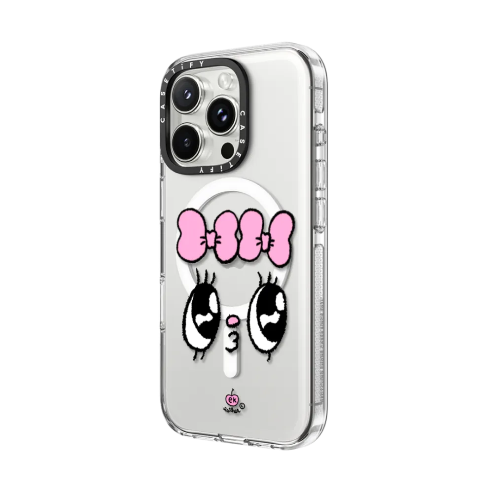 Clear iPhone 16 Pro Max Case MagSafe Compatible - Kisses for who?