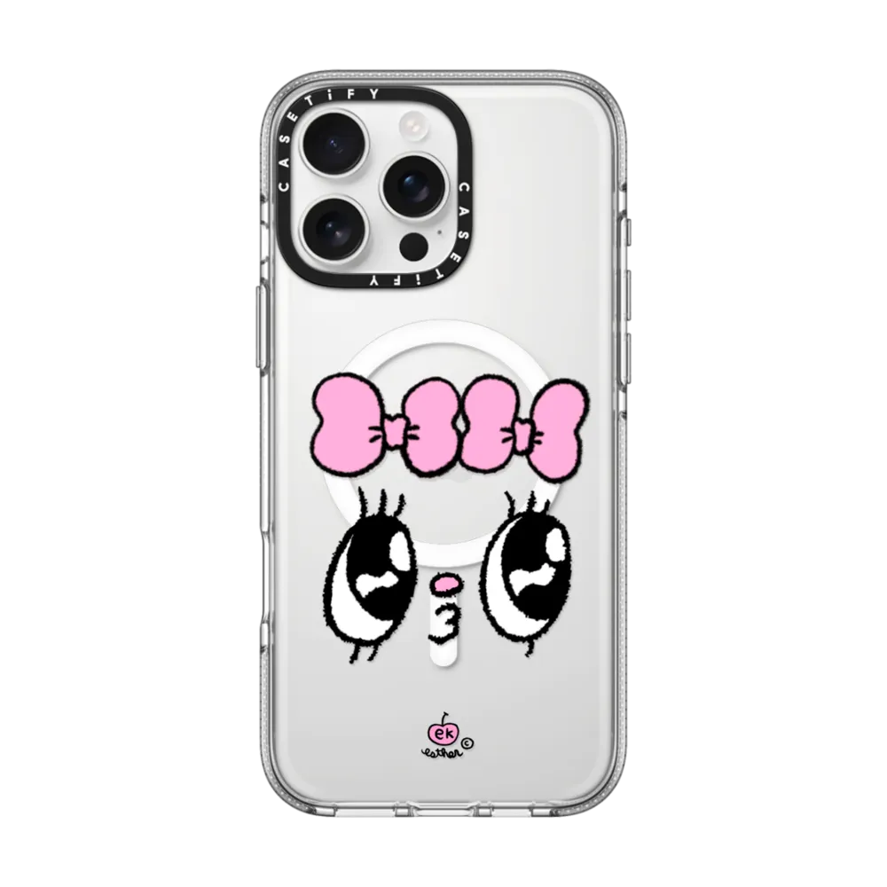 Clear iPhone 16 Pro Max Case MagSafe Compatible - Kisses for who?