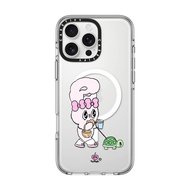 Esther Bunny x CASETiFY iPhone 16 Pro Max ケース クリア クリア ケース MagSafe対応 Need my daily treats