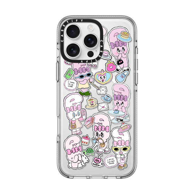 Esther Bunny x CASETiFY iPhone 16 Pro Max ケース クリア クリア ケース MagSafe対応 Bunny Life