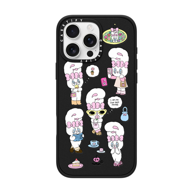 Esther Bunny x CASETiFY iPhone 16 Pro Max Case Bunny,Cartoon マットブラック インパクトケース MagSafe対応 I am my own best friend Mother's Day Esther Bunny x CASETiFY iPhone 16 Pro Max Case Bunny,Cartoon マットブラック インパクトケース MagSafe対応 I am my own best friend Mother's Day