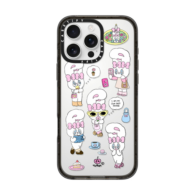 Esther Bunny x CASETiFY iPhone 16 Pro Max Case Bunny,Cartoon Black Impact Case I am my own best friend Mother's Day Esther Bunny x CASETiFY iPhone 16 Pro Max Case Bunny,Cartoon Black Impact Case I am my own best friend Mother's Day