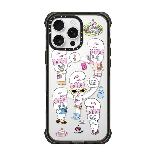 Esther Bunny x CASETiFY iPhone 16 Pro Max Case Bunny,Cartoon Black ウルトラ インパクトケース MagSafe 対応 I am my own best friend Mother's Day Esther Bunny x CASETiFY iPhone 16 Pro Max Case Bunny,Cartoon Black ウルトラ インパクトケース MagSafe 対応 I am my own best friend Mother's Day