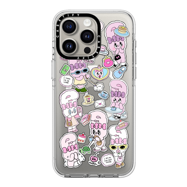 Esther Bunny x CASETiFY iPhone 15 Pro Max ケース クリア クリア ケース MagSafe対応 Bunny Life