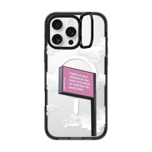 Street Writings x CASETiFY iPhone 16 Pro Max ケース Cloud,Quote ブラック インパクトリングスタンドケース MagSafe対応 Self Love by STREETWRITINGS Father's Day Street Writings x CASETiFY iPhone 16 Pro Max ケース Cloud,Quote ブラック インパクトリングスタンドケース MagSafe対応 Self Love by STREETWRITINGS Father's Day