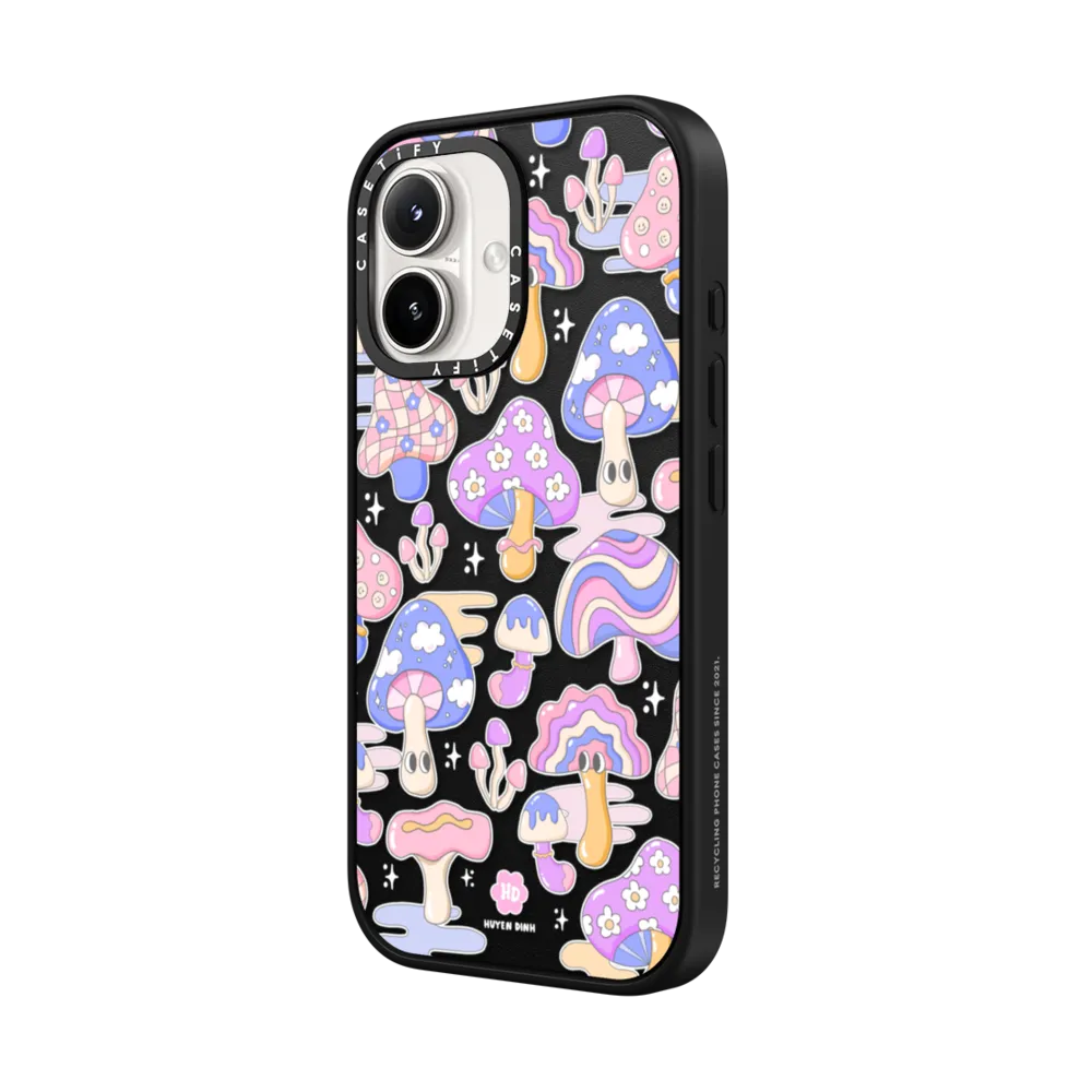 Impact iPhone 16 Case - Mushroom Pattern