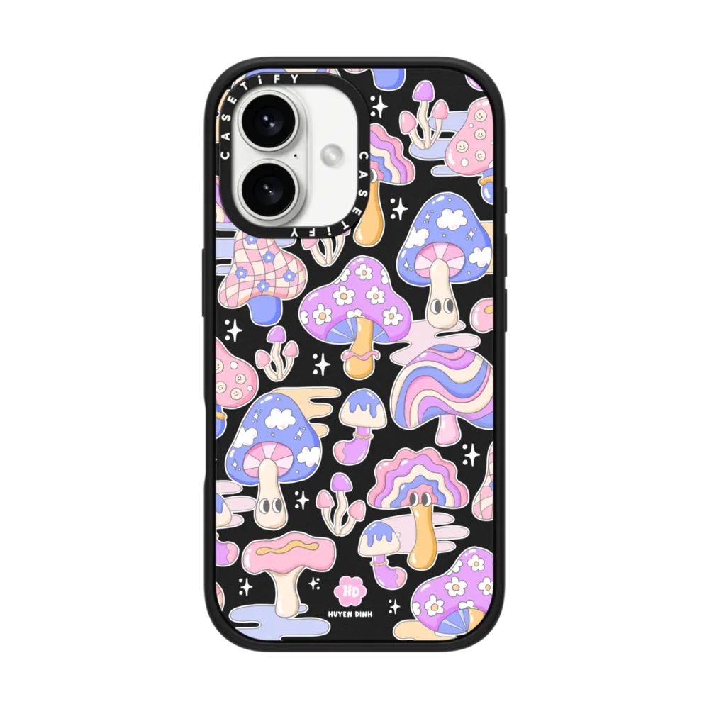 Impact iPhone 16 Case - Mushroom Pattern