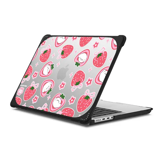 Mirror iPhone 17 Pro Max Case MagSafe Compatible - Bichon Bibo Dog Pastel Checker with Flower