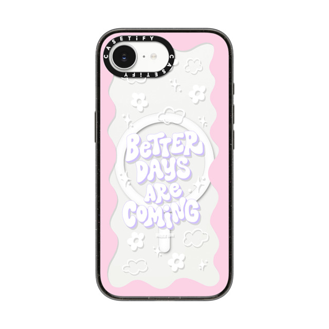 Huyen Dinh x CASETiFY iPhone 16e Case Floral,Heart Black Impact Case MagSafe Compatible Better Days are Coming Back to School Huyen Dinh x CASETiFY iPhone 16e Case Floral,Heart Black Impact Case MagSafe Compatible Better Days are Coming Back to School