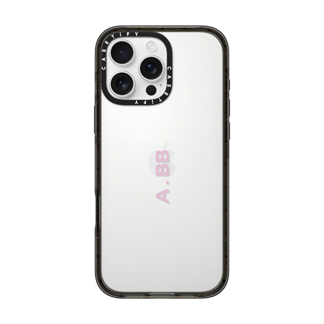 CASETiFY iPhone 16 Pro Max Case Black Impact Case Custom Case - A. bb CASETiFY iPhone 16 Pro Max Case Black Impact Case Custom Case - A. bb