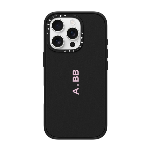 CASETiFY iPhone 16 Pro Case Matte Black Impact Case Custom Case - A. bb CASETiFY iPhone 16 Pro Case Matte Black Impact Case Custom Case - A. bb