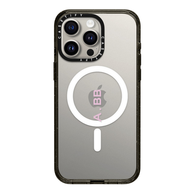 CASETiFY iPhone 15 Pro Max Case Black Impact Case MagSafe Compatible Custom Case - A. bb CASETiFY iPhone 15 Pro Max Case Black Impact Case MagSafe Compatible Custom Case - A. bb