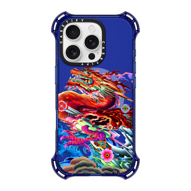 AndrewYee100 x CASETiFY iPhone 16 Pro Case コバルトブルー バウンスケース My Design #10 AndrewYee100 x CASETiFY iPhone 16 Pro Case コバルトブルー バウンスケース My Design #10