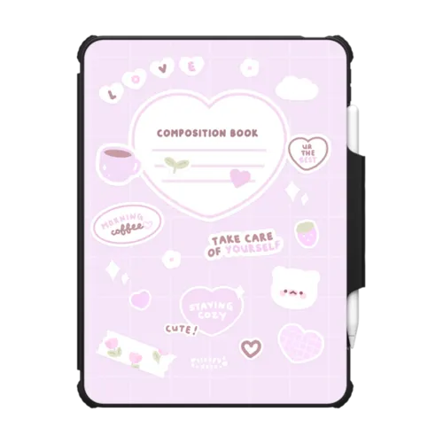 iPad Air 11-inch (M2/M3) - mochi composition book (pink) by sleepydaze