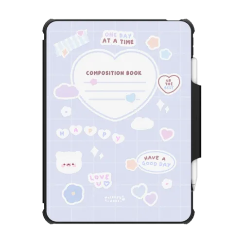 iPad Pro 11-inch (3rd/4th gen) - mochi composition book (blue) by sleepydaze