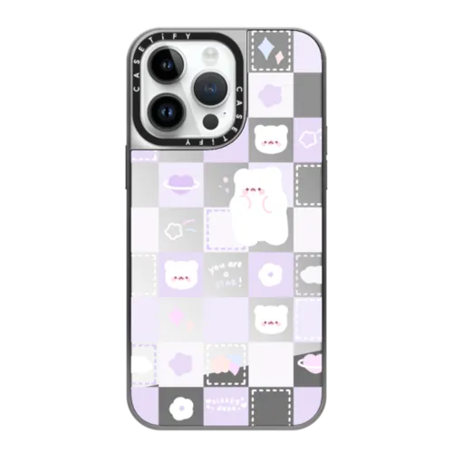 iPhone 14 Pro Max - star mochi checkers by sleepydaze
