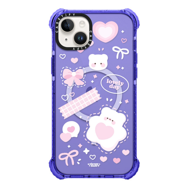 sleepydaze x CASETiFY iPhone 14 Plus Case Pastel Peri Purple ウルトラ インパクトケース MagSafe 対応 lovely day Mother's Day sleepydaze x CASETiFY iPhone 14 Plus Case Pastel Peri Purple ウルトラ インパクトケース MagSafe 対応 lovely day Mother's Day