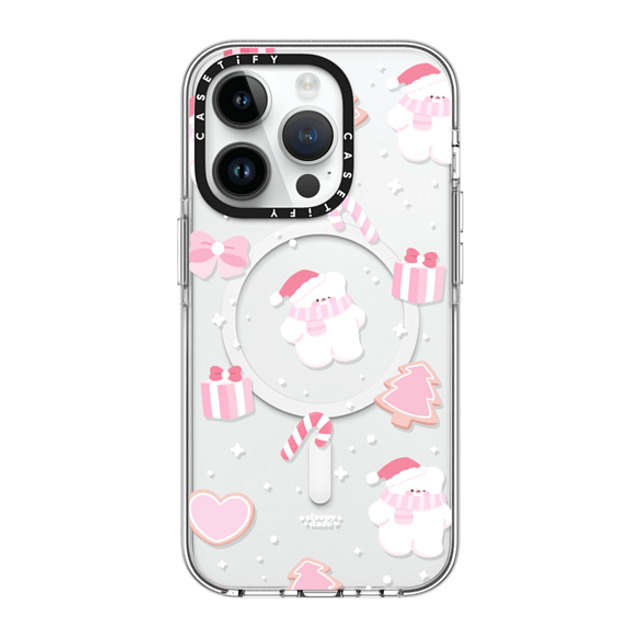 sleepydaze x CASETiFY iPhone 14 Pro ケース クリア クリア ケース MagSafe対応 sweet holiday