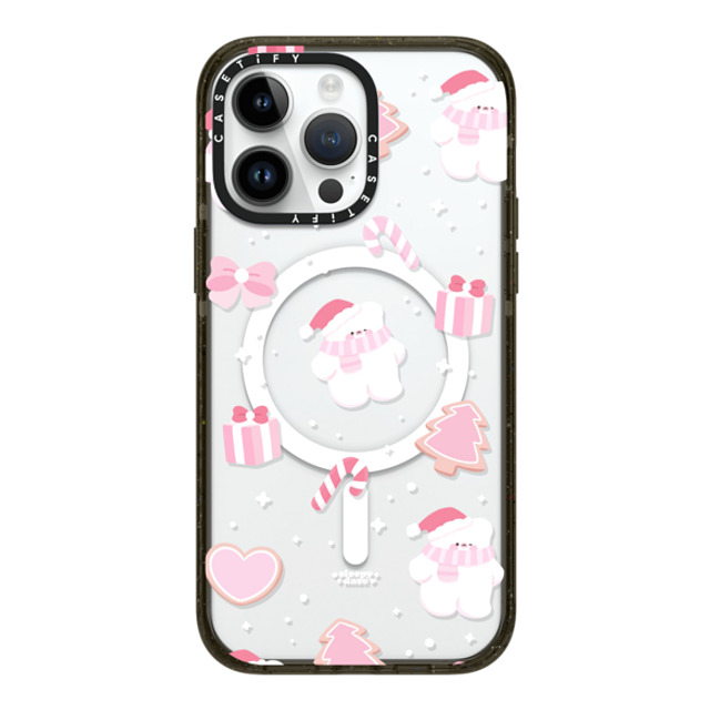 sleepydaze x CASETiFY iPhone 14 Pro Max ケース ブラック インパクトケース MagSafe対応 sweet holiday