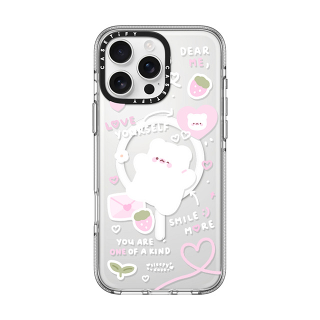 sleepydaze x CASETiFY iPhone 16 Pro Max ケース クリア クリア ケース MagSafe対応 love letter by sleepydaze