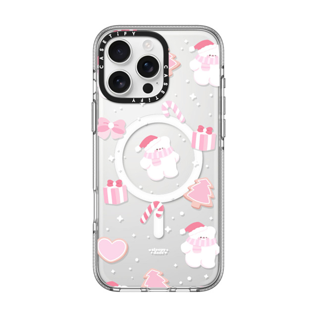 sleepydaze x CASETiFY iPhone 16 Pro Max ケース クリア クリア ケース MagSafe対応 sweet holiday