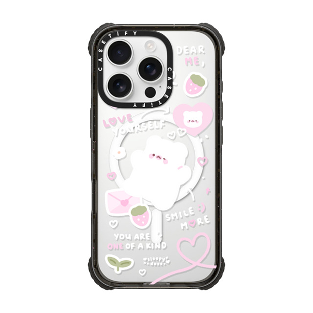 sleepydaze x CASETiFY iPhone 16 Pro Case Black ウルトラ インパクトケース MagSafe 対応 love letter by sleepydaze sleepydaze x CASETiFY iPhone 16 Pro Case Black ウルトラ インパクトケース MagSafe 対応 love letter by sleepydaze