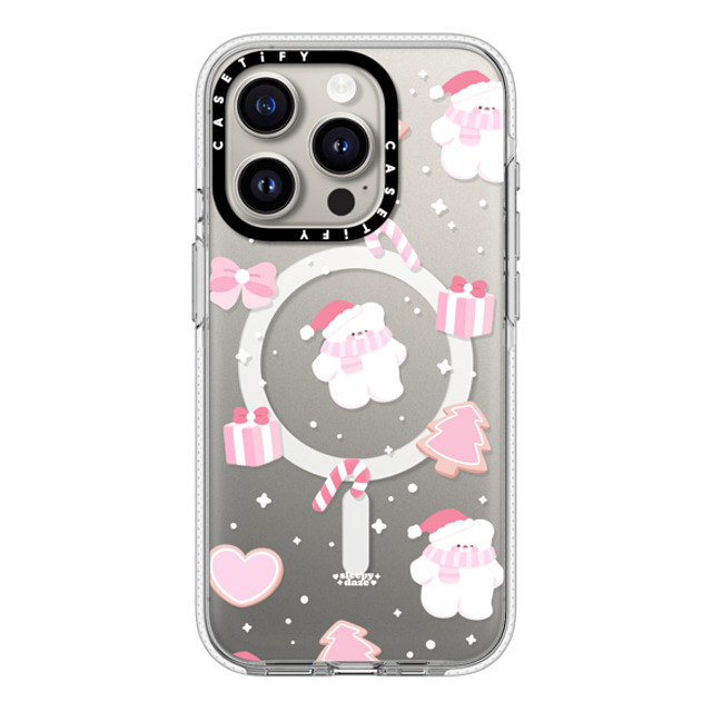 sleepydaze x CASETiFY iPhone 15 Pro ケース クリア クリア ケース MagSafe対応 sweet holiday