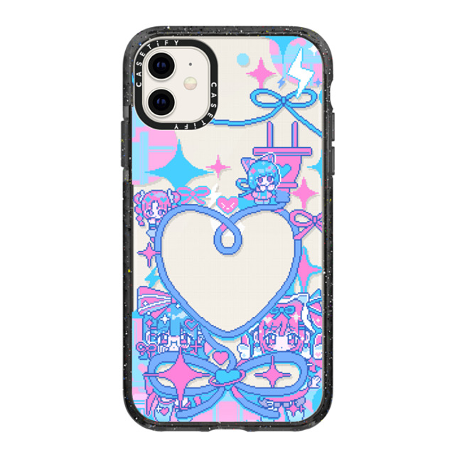 Anarrator x CASETiFY iPhone 11 ケース Bowcore,Coquette ブラック インパクトケース Connect To Love Back to School Anarrator x CASETiFY iPhone 11 ケース Bowcore,Coquette ブラック インパクトケース Connect To Love Back to School