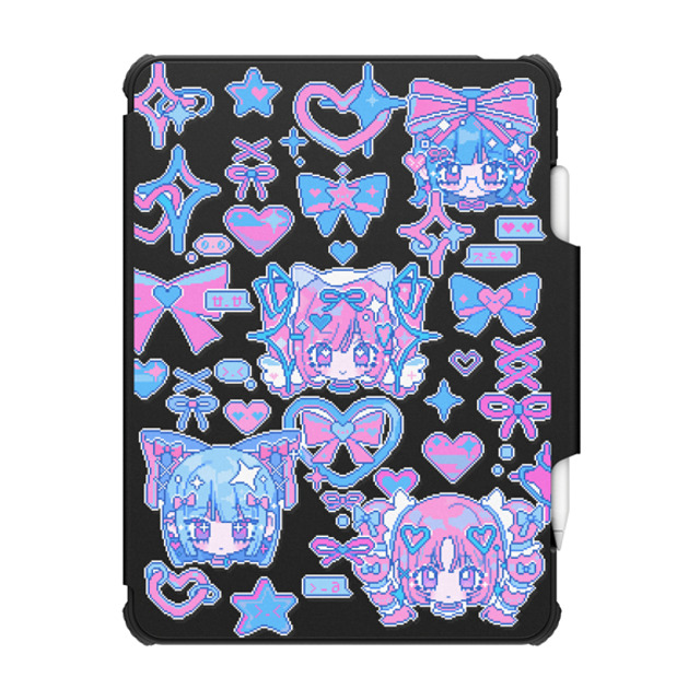 Anarrator x CASETiFY iPad Air (第4/5世代) Bowcore,Coquette Black インパクト フォリオ ケース Kirakira Love Back to School Anarrator x CASETiFY iPad Air (第4/5世代) Bowcore,Coquette Black インパクト フォリオ ケース Kirakira Love Back to School