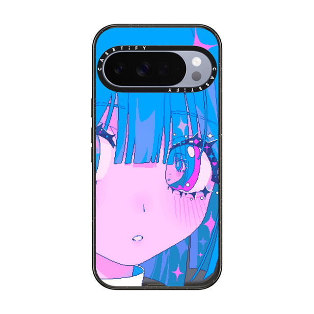 CASETiFY ARTiSTS: Anarrator x CASETiFY Pixel 10 Pro XL Case Black Impact Magnetic Case In My Eyes