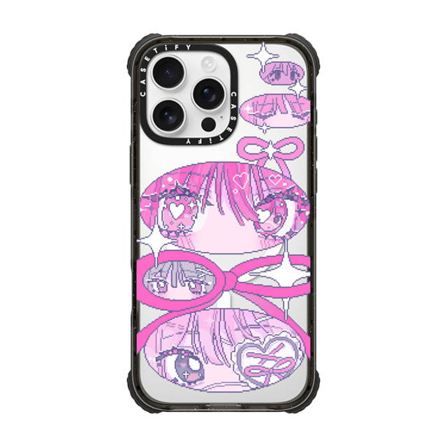Anarrator x CASETiFY iPhone 16 Pro Max Case Ribbon Black ウルトラ インパクトケース MagSafe 対応 Ribbons And Love Mother's Day Anarrator x CASETiFY iPhone 16 Pro Max Case Ribbon Black ウルトラ インパクトケース MagSafe 対応 Ribbons And Love Mother's Day