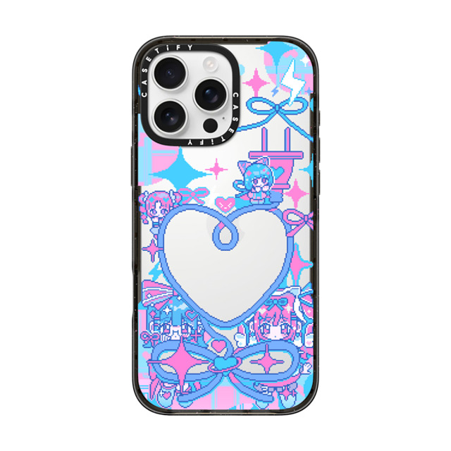 Anarrator x CASETiFY iPhone 16 Pro Max Case Black インパクトケース Connect To Love Mother's Day Anarrator x CASETiFY iPhone 16 Pro Max Case Black インパクトケース Connect To Love Mother's Day