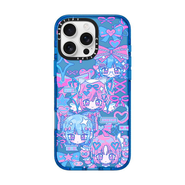 Anarrator x CASETiFY iPhone 16 Pro Max ケース スカイブルー インパクトケース Kirakira Love