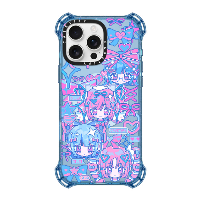 Anarrator x CASETiFY iPhone 16 Pro Max Case ベイビーブルー バウンスケース Kirakira Love Anarrator x CASETiFY iPhone 16 Pro Max Case ベイビーブルー バウンスケース Kirakira Love