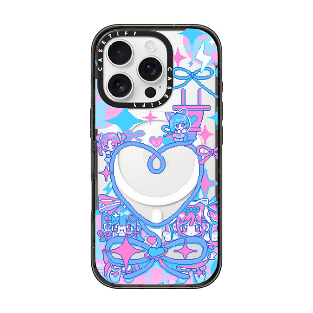 Anarrator x CASETiFY iPhone 16 Pro Case Black Impact Case MagSafe Compatible Connect To Love Mother's Day Anarrator x CASETiFY iPhone 16 Pro Case Black Impact Case MagSafe Compatible Connect To Love Mother's Day