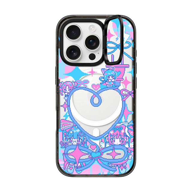 Anarrator x CASETiFY iPhone 16 Pro Case Black インパクトリングスタンドケース MagSafe対応 Connect To Love Mother's Day Anarrator x CASETiFY iPhone 16 Pro Case Black インパクトリングスタンドケース MagSafe対応 Connect To Love Mother's Day
