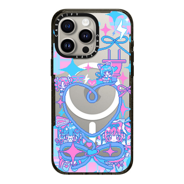 Anarrator x CASETiFY iPhone 15 Pro Max Case Black Impact Case MagSafe Compatible Connect To Love Mother's Day Anarrator x CASETiFY iPhone 15 Pro Max Case Black Impact Case MagSafe Compatible Connect To Love Mother's Day