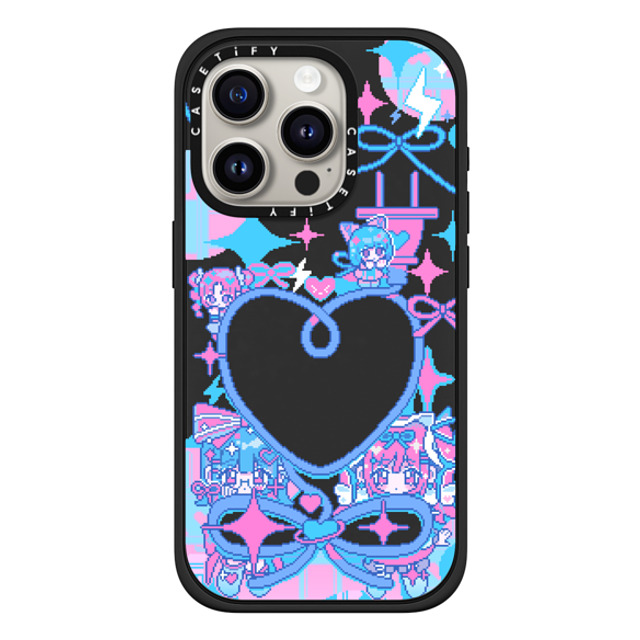 Anarrator x CASETiFY iPhone 15 Pro Case マットブラック Impact Case MagSafe Compatible Connect To Love Mother's Day Anarrator x CASETiFY iPhone 15 Pro Case マットブラック Impact Case MagSafe Compatible Connect To Love Mother's Day