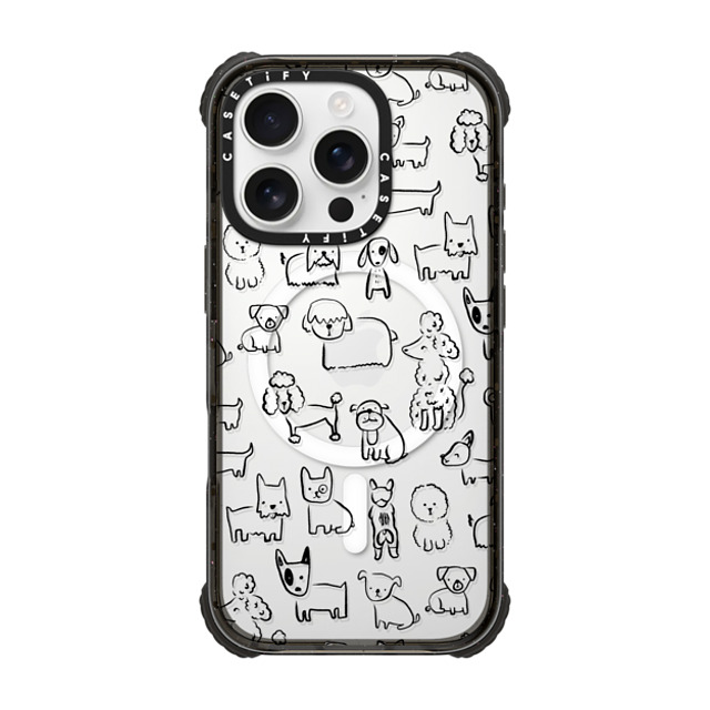 Black Lamb Studio x CASETiFY iPhone 16 Pro Case Black ウルトラ インパクトケース MagSafe 対応 DOG SHOW Black Lamb Studio x CASETiFY iPhone 16 Pro Case Black ウルトラ インパクトケース MagSafe 対応 DOG SHOW