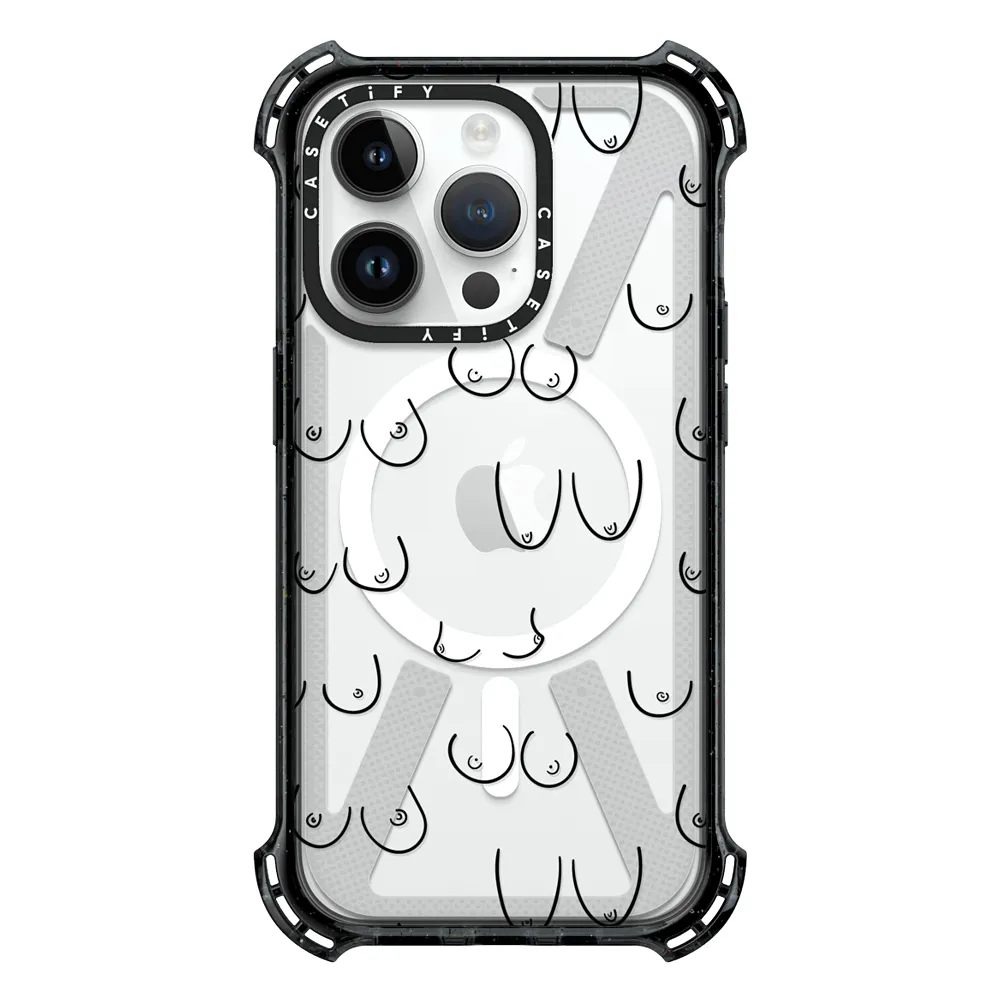 Bounce iPhone 14 Pro Case MagSafe Compatible BOOBIES