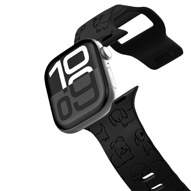 Black Lamb Studio x CASETiFY Apple Watch Band Series 10 (46mm) Dog,Monochrome ブラック インパクト バンド Dog Park (white) Father's Day Black Lamb Studio x CASETiFY Apple Watch Band Series 10 (46mm) Dog,Monochrome ブラック インパクト バンド Dog Park (white) Father's Day