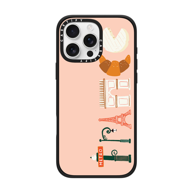 Black Lamb Studio x CASETiFY iPhone 16 Pro Max Case Matte Black Impact Case MagSafe Compatible FRANCE Mother's Day Black Lamb Studio x CASETiFY iPhone 16 Pro Max Case Matte Black Impact Case MagSafe Compatible FRANCE Mother's Day