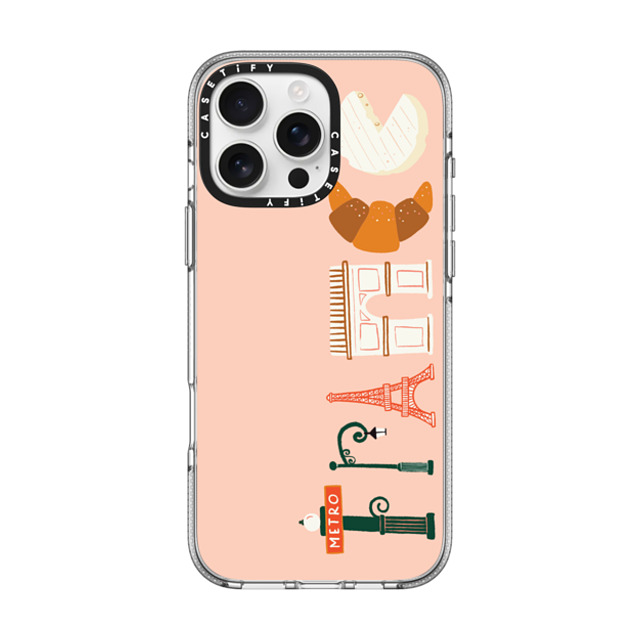 Black Lamb Studio x CASETiFY iPhone 16 Pro Max Case Clear Clear Case MagSafe Compatible FRANCE Mother's Day Black Lamb Studio x CASETiFY iPhone 16 Pro Max Case Clear Clear Case MagSafe Compatible FRANCE Mother's Day