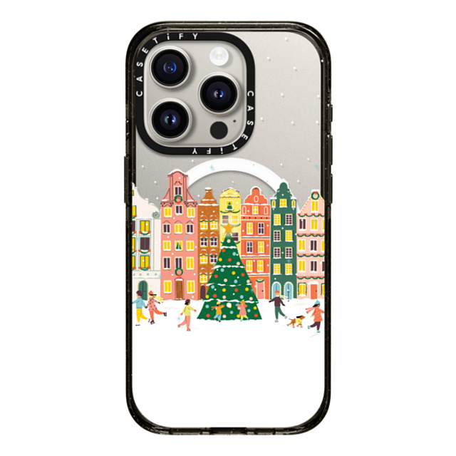 Black Lamb Studio x CASETiFY iPhone 15 Pro ケース Cartoon,Travel ブラック インパクトケース MagSafe対応 Christmas Night Father's Day Black Lamb Studio x CASETiFY iPhone 15 Pro ケース Cartoon,Travel ブラック インパクトケース MagSafe対応 Christmas Night Father's Day