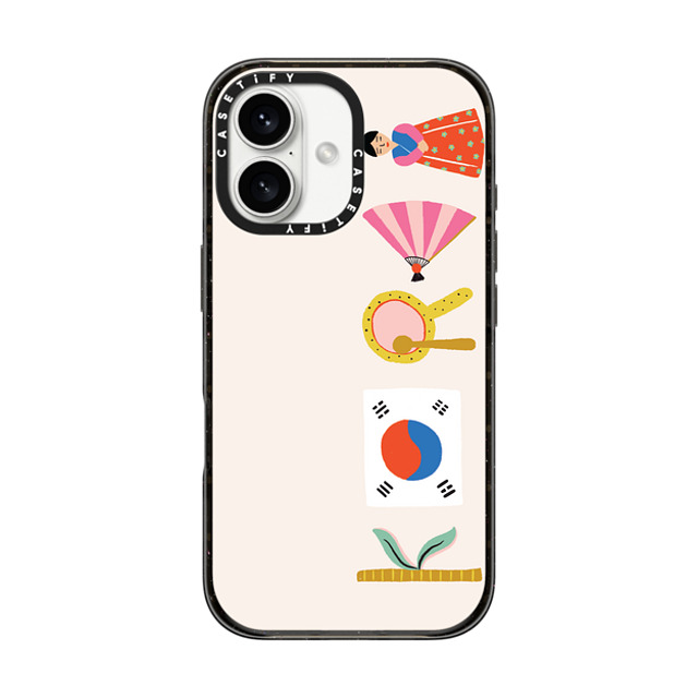 Black Lamb Studio x CASETiFY iPhone 16 ケース Travel ブラック インパクトケース MagSafe対応 KOREA Father's Day Black Lamb Studio x CASETiFY iPhone 16 ケース Travel ブラック インパクトケース MagSafe対応 KOREA Father's Day