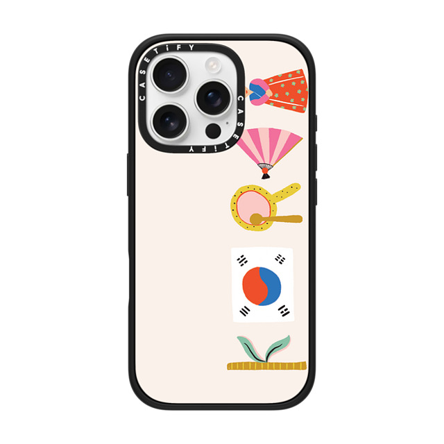 Black Lamb Studio x CASETiFY iPhone 16 Pro ケース Travel マットブラック インパクトケース MagSafe対応 KOREA Father's Day Black Lamb Studio x CASETiFY iPhone 16 Pro ケース Travel マットブラック インパクトケース MagSafe対応 KOREA Father's Day