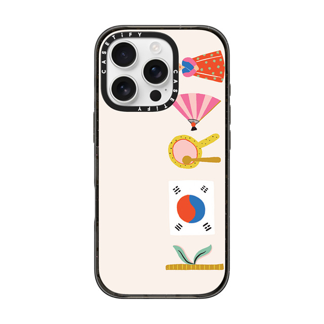 Black Lamb Studio x CASETiFY iPhone 16 Pro ケース Travel ブラック インパクトケース KOREA Father's Day Black Lamb Studio x CASETiFY iPhone 16 Pro ケース Travel ブラック インパクトケース KOREA Father's Day
