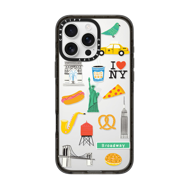 Black Lamb Studio x CASETiFY iPhone 16 Pro Max Case Cartoon,Travel ブラック インパクトケース NYC Mother's Day Black Lamb Studio x CASETiFY iPhone 16 Pro Max Case Cartoon,Travel ブラック インパクトケース NYC Mother's Day