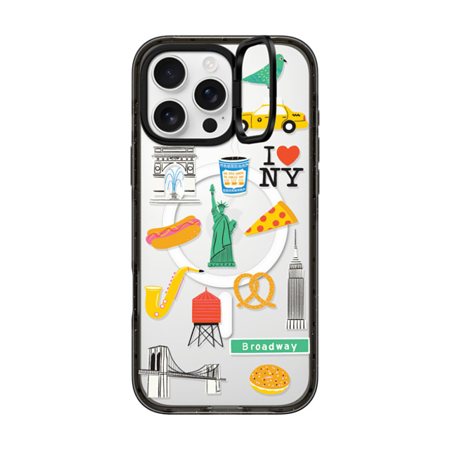 Black Lamb Studio x CASETiFY iPhone 16 Pro Max Case Cartoon,Travel Black インパクトリングスタンドケース MagSafe対応 NYC Back to School Black Lamb Studio x CASETiFY iPhone 16 Pro Max Case Cartoon,Travel Black インパクトリングスタンドケース MagSafe対応 NYC Back to School